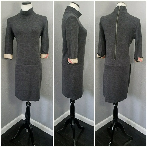 burberry wool dress